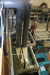 Hard blue and hard black anodised components